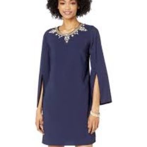 Lilly Pulitzer Anastasia Dress Embellished Beaded Size 0